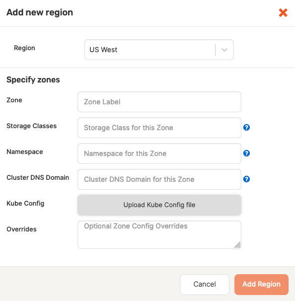 Add Region