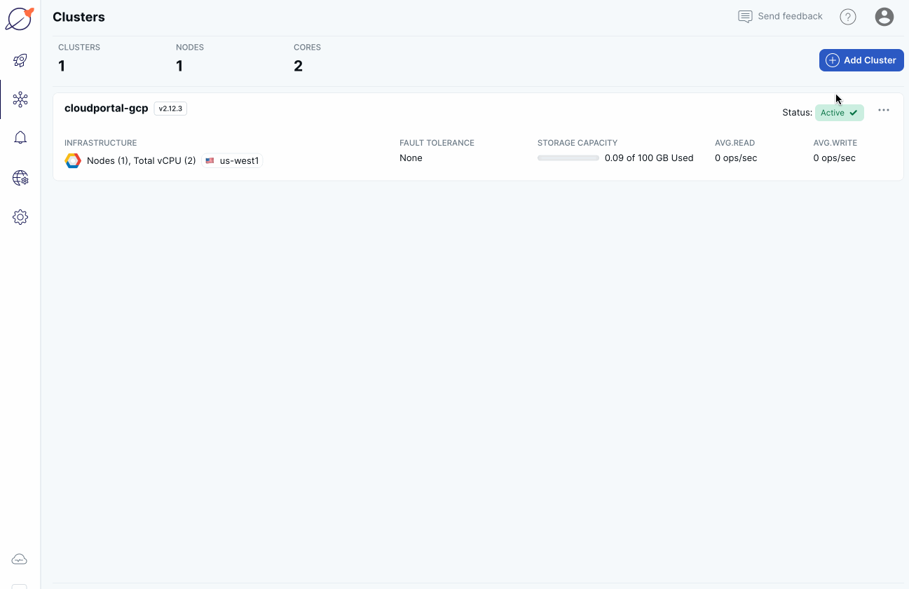 Create a Sandbox cluster