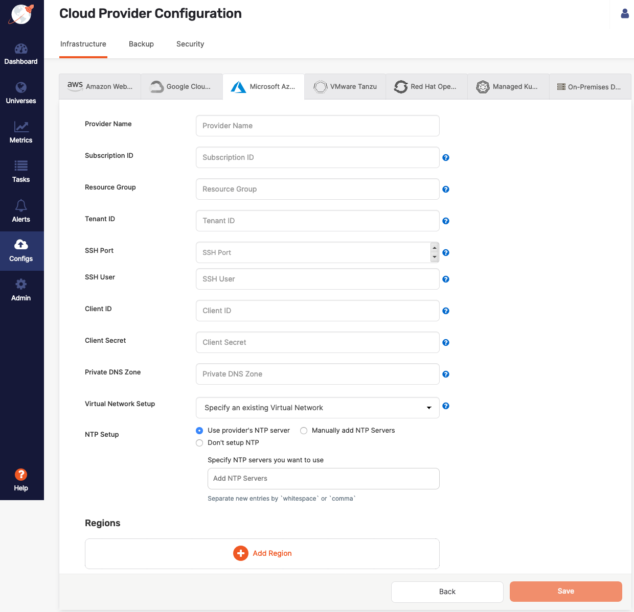 Prepare Azure cloud to install YugabyteDB Anywhere